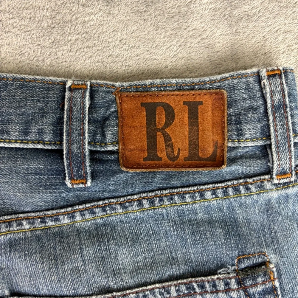 Polo Jeans Co Ralph Lauren Mens 40X32 Ashmore‎ Blue Denim Straight Leg Jeans